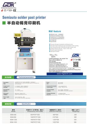 Semi-automatic printer series